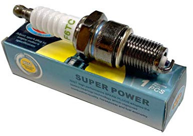 Nist Spark Plug F6TC Suitable replacement for BP6ES Commonly used in Lawnmowers, Strimmers, Leaf Blowers and other Agricultural and Construction Equipment, Compatible with the Honda GX Engine Range