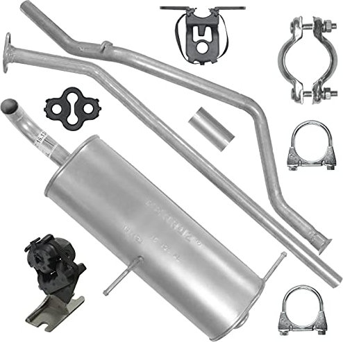 Auspuff Auspuffanlage Schalldämpferset für Peugeot 307 Kombi 1.4