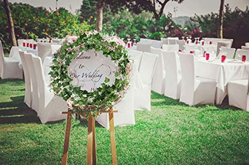 3 Pack - 6 Metre -21 Feet Long Artificial Ivy Leaf Garland Plants Vine Hanging Wedding Garland English Ivy Home Kitchen Garden Office Wedding Wall Decor