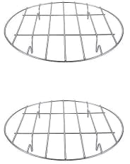 2Pcs 6/7/8/9 Inch Round Cooking Cooling Racks Stainless Steel Round Rack for Steaming Rack and Air Fryer Cooking Steamer Rack for Air Fryer Pressure Cooker Oven