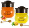Lip Mask, Lippen Maske, Lippenmaske Pads, Anti-Aging Moisturizing Lip Pads, Geeignet für Trocken & Rissige Lippen, Collagen Lippe Schlafen Maske für Lippenpflege (Pfirsich&Honig)