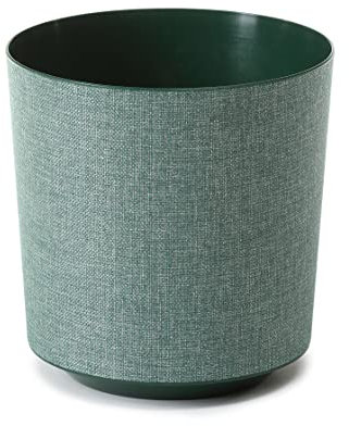 HappyFlower | Blumentopf | Textil Oberfläche | 2er-Set | Avocado | ø 28,5 cm/Höhe 31,6 cm