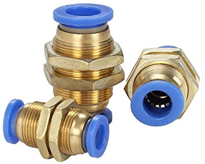 DOLUNTO 3 stücke Pneumatische Fitting Rohrverbinder Rohr Luft Schnellkupplungen Wasser Push In Schlauchkupplung PM (Größe : 4MM)