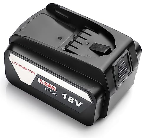 18V 5.0Ah Ersatzakku für Bosch 18V PBA PSB PSR, Gardena 18V Akku, Kompatibel mit 18V Green Werkzeugen Haus und Garden18V System(Nicht kompatibel mit Bosch Staubsauger Unlimited Serie)