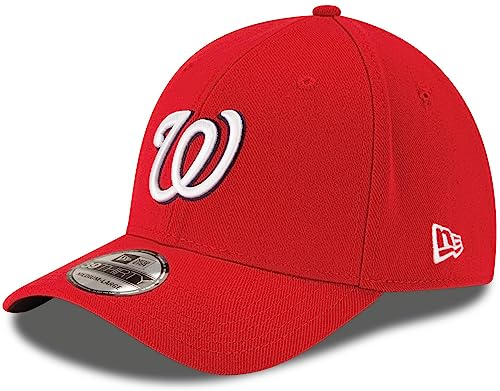 New Era MLB Team Classic 39THIRTY Stretch Flex Fit Hat Cap, Washington Nationals, M/L
