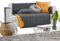 LOOKS BY WOLFGANG JOOP Sessel- und Sofaschoner dunkelgrau/gelb Größe 100x200 cm
