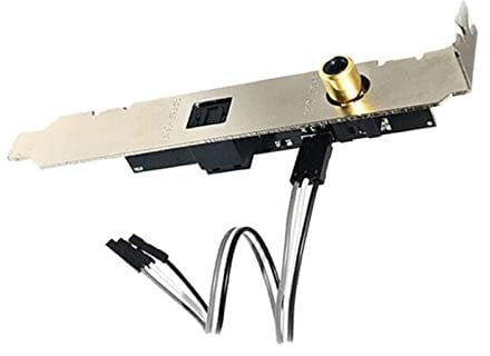 CHICHIYANG SPDIF Optical and RCA Out Plate Cable Bracket OutPlate Cable Bracket SPDIF Optical Electrical Components