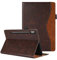 CASAFUNY Hülle für Lenovo Tab P12 12.7 2023 mit Stifhalter, Premium PU Leder Business Multi-Winkel Folio Schutzhülle Dokumentschlitze Tablet case für Lenovo Tab P12 2023 12.7 Zoll, Braun