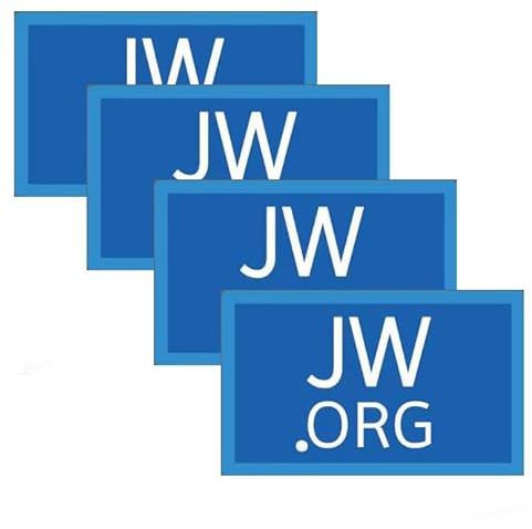 JW.ORG Magnet-Aufkleber, 4 Stück, 7,9 x 5,1 cm, für Auto, LKW, SUV oder jede andere magnetische Oberfläche