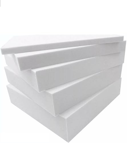 RAINBOW Upholstery Foam Cut, Cushion Seat Pads, Sofa Dinning Replacement Cut To Size Pad And Thickness, Soft, Comfortable Touch, Suitable For Extended Use, (26 26 1)
