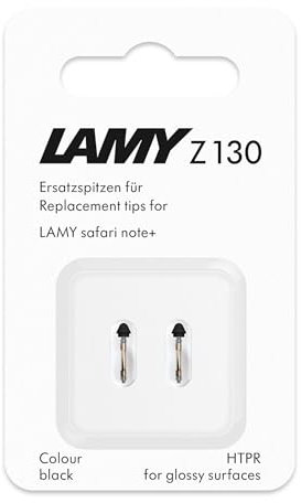 LAMY Safari Note+ Ersatzspitze Black (2 STK.) – austauschbare LAMY Z130 Spitze - Stylus Pen Spitzen für die Apple Pencil Alternative LAMY Safari Note+
