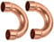 YOKIVE 2pz Raccordi Rame Forma U, Raccordi Tubi Rame Gomito 180 Gradi per Impianti Idraulici, Connettori per Giunti Saldatura, Ideali per Hvac, Condizionatori d'Aria (1/2 Id)