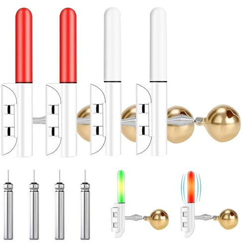 4 Pcs Bissanzeiger Angeln Bissanzeiger Led Posen Angeln Mit Bissanzeiger Led Knicklicht Angeln Bissanzeiger Angeln Bissanzeiger Led Posen Angeln Mit Bissanzeiger Led Knicklicht Angeln Bissanzeiger