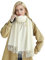 Buangenv Schal Paaren mit einer Brosche,Schal Damen,Langer Quansten/Fransen,Warm Herbst Winter,Einfarbig Dicker Weicher,Tücher für abendkleid，Für Mama,Frauen,Freundin (Weiß)