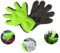 KHDULQ Waschhandschuh Auto,Auto-Waschhandschuh Finger Mikrofasertücher Auto Microfasertuch Autopflege Ca.16 X 28 cm,Für Autowäsche Motorrad Händehandtuch Tuch Auto Trocknen Grüngrau