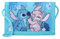 Disney Stitch Sac en gel pour fille – Personnalisable avec nom – Portefeuille pour enfant avec cordon, Stitch en bleu, Moderne