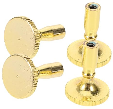Veemoon 4pcs Copper Lamp Switch Knob Replacement for E26 Switch Lamp Holders with Easy Brightness Adjustment and Reliable Performance