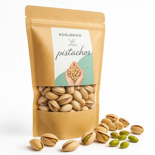 VENIO Pistachos 250g Tostados y Salados, Pistachos Naturales Ricos en Proteínas y Fibra, Pistacho Perfecto para Aperitivos, Ensaladas y Postres, Frutos Secos Naturales, Pistachio Saludable y Nutritivo
