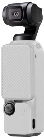 REFLEX CAMERA Silicone Protective Case for DJI Osmo Pocket 3 - Shockproof, Lightweight, Non-Slip Cover, Washable, Durable Protection (GREY)