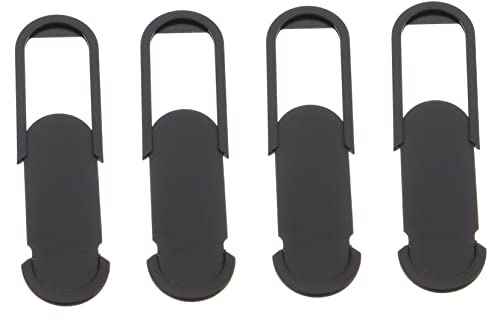 LRXIYODE 6pcs Black Webcam Cover Slide Privacy Shutter for Laptop Camera Protection Easy to Use Sliding Laptop Cover Removable No Residue Secure Web Camera Privacy Shield