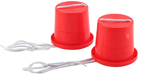 Tissting Stelzen Schuhe Kinder Balance Training, 1 Paar PVC Laufspielzeug interaktiv für Koordination Übung Indoor Outdoor Spiel (Verrotten)