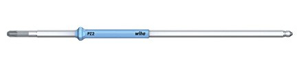 Wiha Wechselklinge Pozidriv für Drehmoment-Schraubendreher mit Längsgriff (26889) PZ2 x 175 mm, 5,5 Nm