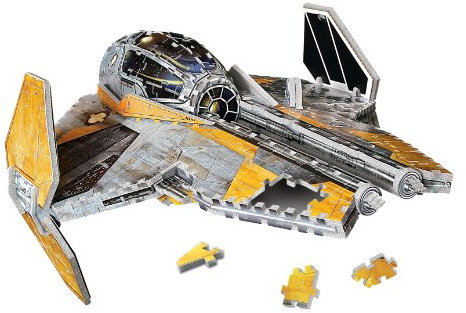 Star Wars Jedi Star Fighter 3D Puzzle, 200-Piece