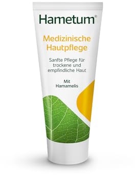 Hametum medizinische Hautpflege Creme mit Hamamelis, 20 g, spendet Feuchtigkeit & unterstützt die Regeneration der Haut, ideal zur Gesichtspflege & Körperpflege bei reifer Haut, zieht schnell ein