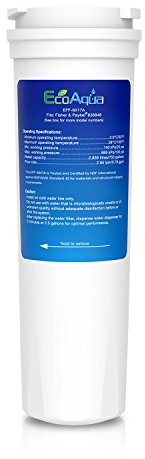 EcoAqua EFF-6017A Ice & Water Refrigerator Filter to fit Fisher & Paykel 836848, 836860, ActiveSmart, E402B, E402BRXFDU, E442B, E522B, E522BRXU, E552B, RF201A, RF522ADW4, RF540A, RF540ADUX (1)