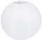 LIHAO 10 Papierlaterne weiße Papier Laterne Lampions rund Lampenschirm Hochtzeit Party Dekoration Ballform (10er Packung)