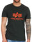 Alpha Industries Herren Basic T-Shirt,Grün (Dark Petrol 353), Small