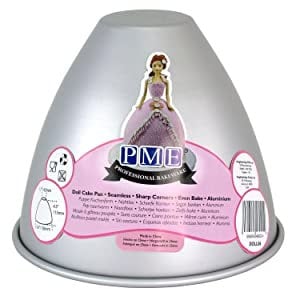 PME Molde para tartas DOLL06 Little Doll, 115x136x42 mm