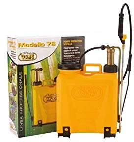 AMA Drucksprüher für Rücken, professionell, 15 l, Pumpe, Messing Volpi