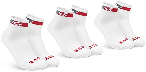 GripGrab Classic Low Cut 1er und 3er Set Kurze Sommer Fahrradsocken Rennrad Mountainbike Indoor Cycling Radsport Socken