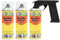 Brantho Korrux Lot de 3 bombes de peinture antirouille 3 en 1 - 400 ml - RAL 2004 - Orange pur - Avec poignée