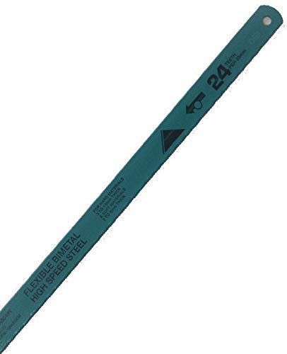 RDGTOOLS 10 x Eclipse Plus-30 Flexible BImetal HSS Hacksaw Blade 24TPI