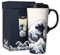 Mug de voyage en céramique en porcelaine avec couvercle anti-déversement et boîte de 16 oz