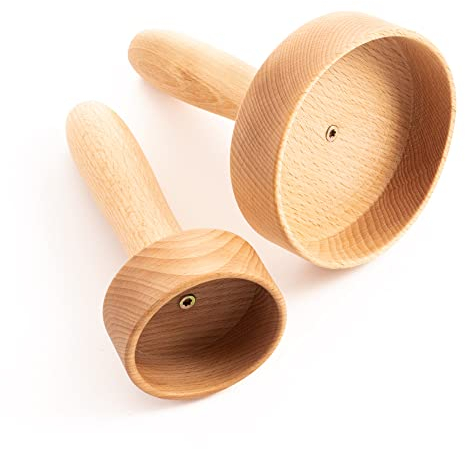 tuuli Accessories Maderotherapie Holz Klein Set Massagegerät Schwedische Tasse Cellulite Lymphdrainage Gerät