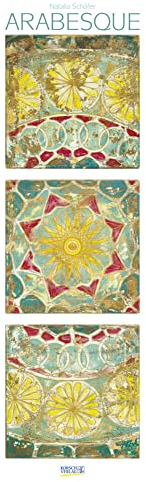 Arabesque - Natalia Schäfer- Kalender 2023 - Hochformat - Korsch-Verlag - Kunstkalender - Vertikal-Kalender - 28,5 cm x 69 cm