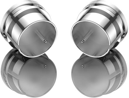 Tertullus 2 Stück XLR Abschlusskappen - Noise Stopper Caps Kappen (Rhodinierte, Männlich)
