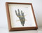 20,3 x 20,3 cm großer Holz-Bilderrahmen mit 17,8 x 17,8 cm, quadratischer Bilderrahmen mit Glas, für Wand und Schreibtisch, Holz-Bilderrahmen