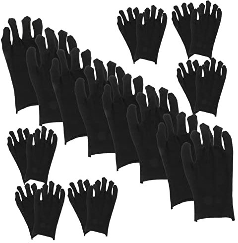 Cabilock 12 Paare Handschuhe Zur Sicherheitshandschuhe Lebensmittelhandschuhe Münzhandschuhe Medizinische Handschuhe Feuchtigkeitsspendende Handschuhe Beschichtung Arbeit Trockene Hände