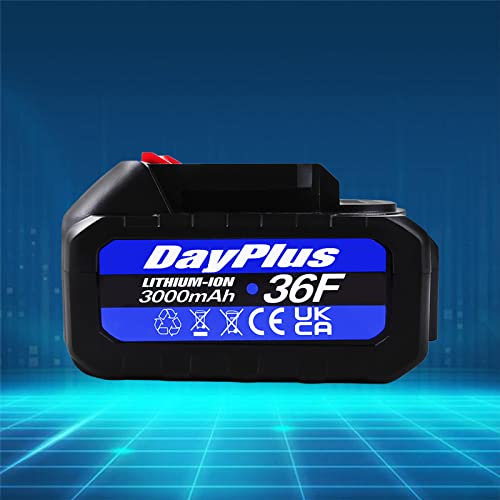 36V 3.0Ah Li-Ion Original-Akku Ersatz für Akku-Hochdruckreiniger, alle kabellosen Werkzeuge, Ersatz-Akku-Kit, blau (nur Akku)