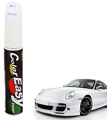 Bolígrafo Reparador Arañazos Coche,Bolígrafo Retoque Coche,Rotulador Arañazos Coche,Rotulador Retoque Pintura Coche,Pluma De Retoque del Coche,Rotulador Reparación Arañazos Coche,Blanco,1 pieza