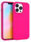FELONY CASE - iPhone 15 Pro Case - Neon Pink Silicone Phone Cover | Liquid Silicone with Anti-Scratch Microfiber Lining, 360° Shockproof Protective Case for Apple iPhone 15 Pro