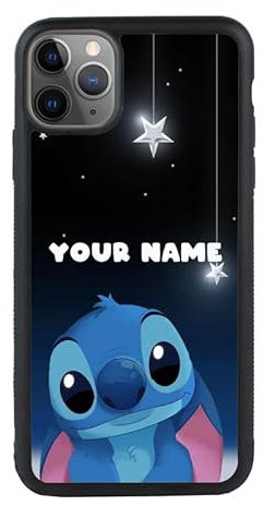 Personalised Stitch Apple iPhone 13 Mini Phone Case Protective Bumper Cover for 5.4 inch Screen