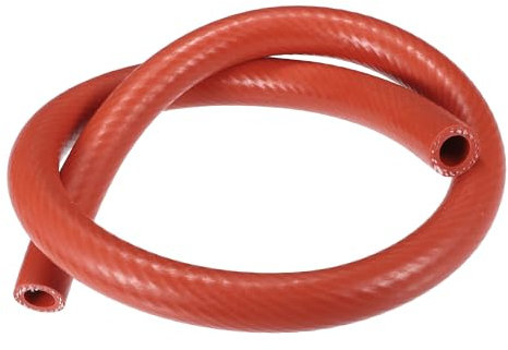 QUARKZMAN Manguera de Vacío de Silicona para Automóvil, Color Rojo, Diámetro Interno de 16 Mm, Longitud de 1 Metro (3.28 Pies)