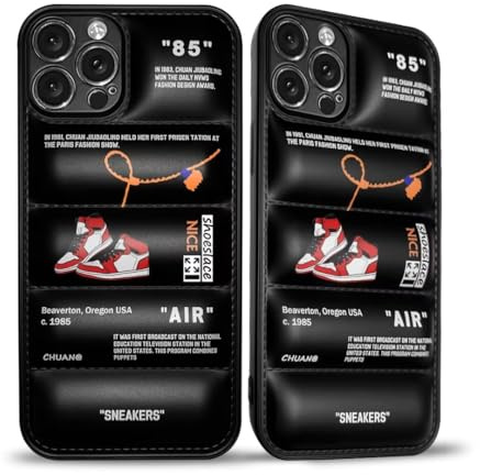 VVVLGD Cool Aesthetic Phone Case for iPhone 12 Pro Max Case for Boys Men Drop-Resistant Red Basketball Sneaker Street Design Shockproof Designer Cases Compatible with iPhone 12 Promax Case Black