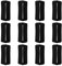 12 Stück Silikon Uhrenarmband Schlaufe Kompatibel mit Garmin Vivoactive 4 Verschlussring, 22mm Ersatz Uhrenband Halter Schlaufen Unisex Uhrenverschluss,Schwarz