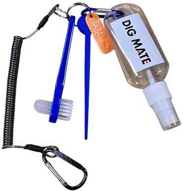 DIG MATE Metal Detector Artefact Finds Pouch Accessory Cleaning Kit – Complete Field Maintenance Set for Detectorists